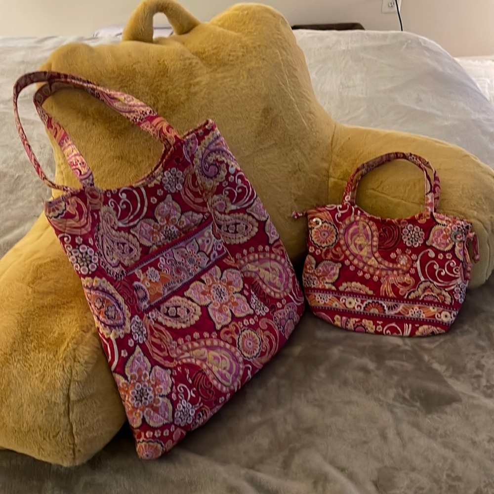 Vera Bradley Mommy and Daughter purses.